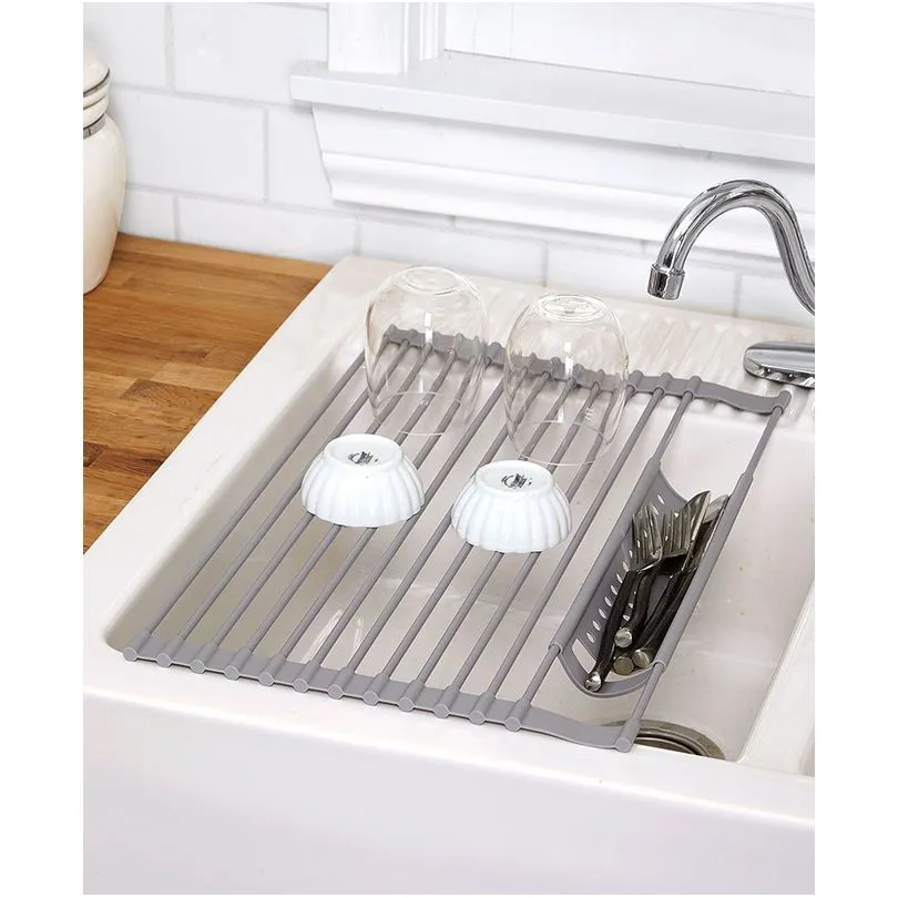 Camco Roll-Up Dish Drying Rack